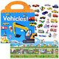 Uzlīmju albums - Transportlīdzekļi cena un informācija | Attīstošās rotaļlietas | 220.lv