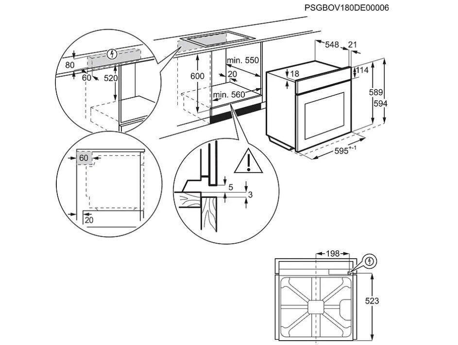 AEG BFP6202M SteamBake 6000 cena un informācija | Cepeškrāsnis | 220.lv