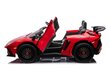 Divvietīgs bērnu elektromobili Lamborghini Aventador SV, sarkans cena un informācija | Bērnu elektroauto | 220.lv