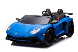 Divvietīgs bērnu elektromobilis Lamborghini Aventador SV, zils цена и информация | Электромобили для детей | 220.lv