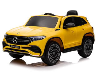 Одноместный электромобиль Mercedes EQA250, желтый цена и информация | Электромобили для детей | 220.lv