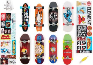 Krāsains fingerboard Tech Deck Set skeitbordi 8-pack roku darbs skaitlis dude cena un informācija | Rotaļlietas zēniem | 220.lv