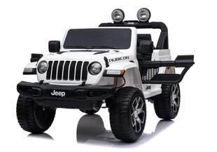 Электромобиль Jeep Wrangler Rubicon, белый цена и информация | Электромобили для детей | 220.lv