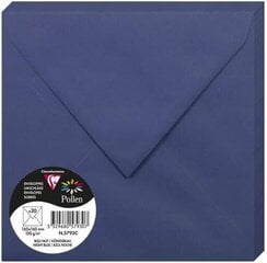 Декоративный конверт Pollen, Clairefontaine, 165х165мм, 120г/м2, темно-синий цена и информация | Конверты | 220.lv