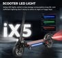 Elektriskais skrejritenis iScooter iX5, melns cena un informācija | Elektriskie skrejriteņi | 220.lv