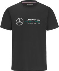 T–krekls vīriešiem Mercedes, melns cena un informācija | Vīriešu T-krekli | 220.lv