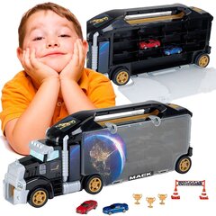Kravas automašīna ar piederumiem Mack 3500, melns цена и информация | Конструктор автомобилей игрушки для мальчиков | 220.lv