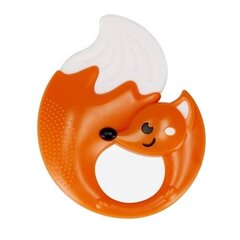 Graužamā rotaļlieta lapsa Bam Bam, oranža/balta cena un informācija | Rotaļlietas zīdaiņiem | 220.lv