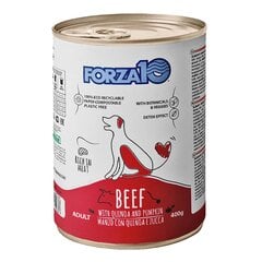 Forza10 Maintenance suņiem ar liellopu gaļu, kvinoju un ķirbi,6 gab x 400 g cena un informācija | Konservi suņiem | 220.lv