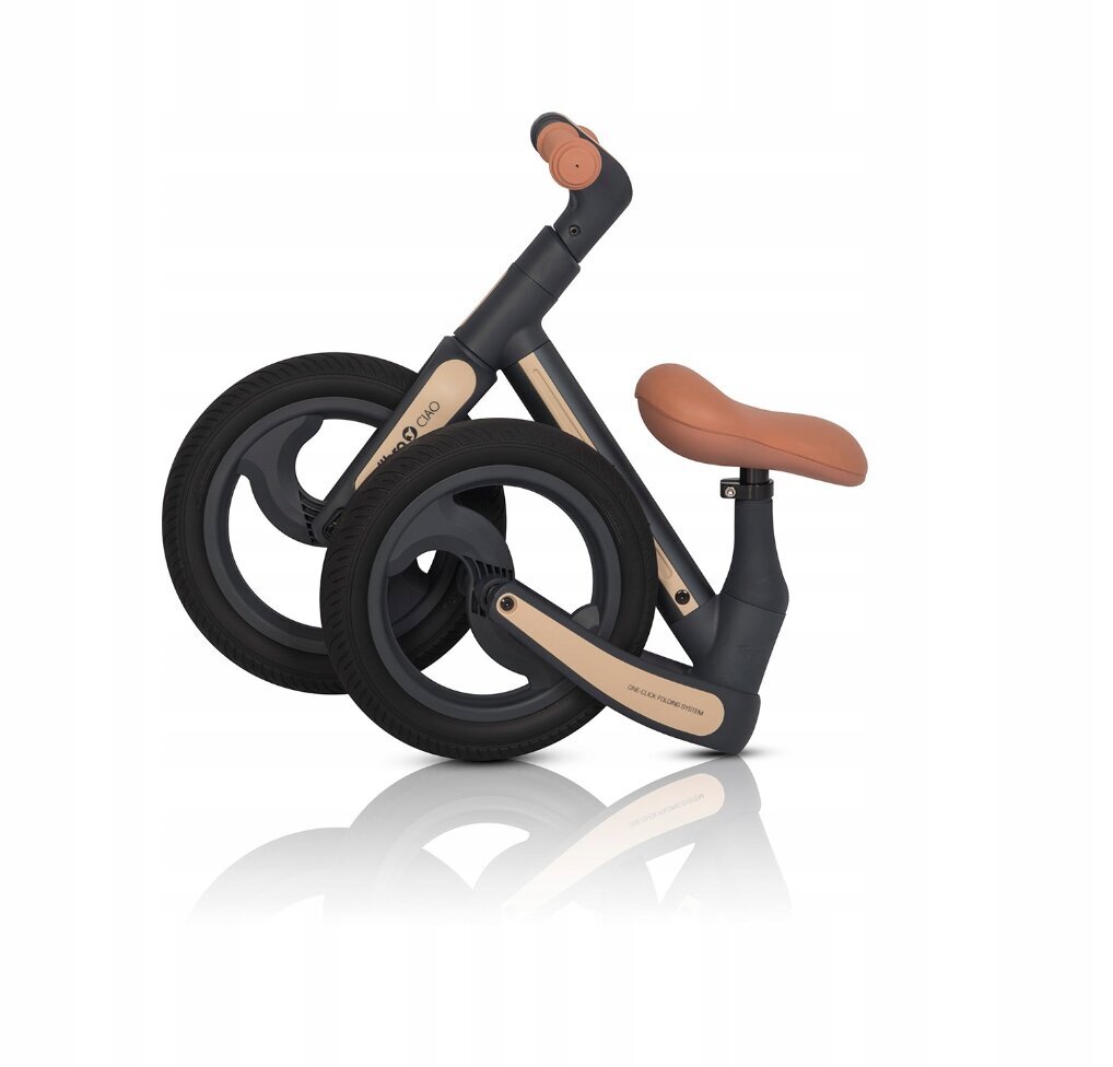 Divriteņu līdzsvara velosipēds Tremix Ciao Colibro 12, melns cena un informācija | Balansa velosipēdi | 220.lv