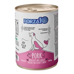 Forza10 Maintenance suņiem ar cūkgaļu, auzām un burkāniem, 6 gab x 400g cena un informācija | Konservi suņiem | 220.lv