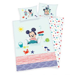 Herding bērnu gultas veļas komplekts Mickey Mouse, 100x135 cm, 2 daļas cena un informācija | Bērnu gultas veļa | 220.lv