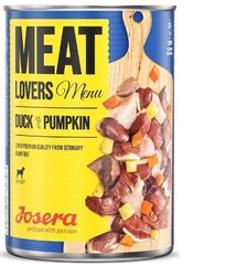 Josera Meatlovers Menu с уткой и тыквой, 6х800 г цена и информация | Консервы для собак | 220.lv