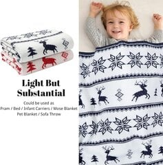Детское одеяло с рисунком оленя, 80х100 см. цена и информация | Покрывала, пледы | 220.lv