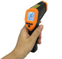 Pirometra bezkontakta lāzera termometrs -50 +550 цена и информация | Mitruma, temperatūras, pH, ORP mērītāji | 220.lv