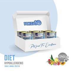 Forza10 DIET для взрослых собак с олениной и картофелем, 6 шт х 400г цена и информация | Консервы для собак | 220.lv