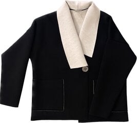 Sartoria Ismara sieviešu jaka melna/balta Sartoria Ismara цена и информация | Женские куртки | 220.lv