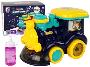Ziepju burbuļi - lokomotīve, zila/dzeltena cena un informācija | Ūdens, smilšu un pludmales rotaļlietas | 220.lv