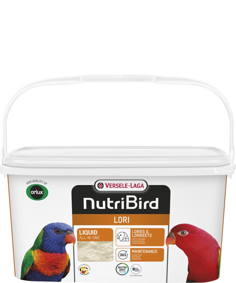 Barība papagaiļiem Versele Laga NutriBird Lori, 3 kg цена и информация | Putnu barība | 220.lv