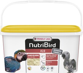Barība papagaiļiem Versele Laga Nutribird A19, 3 kg cena un informācija | Putnu barība | 220.lv