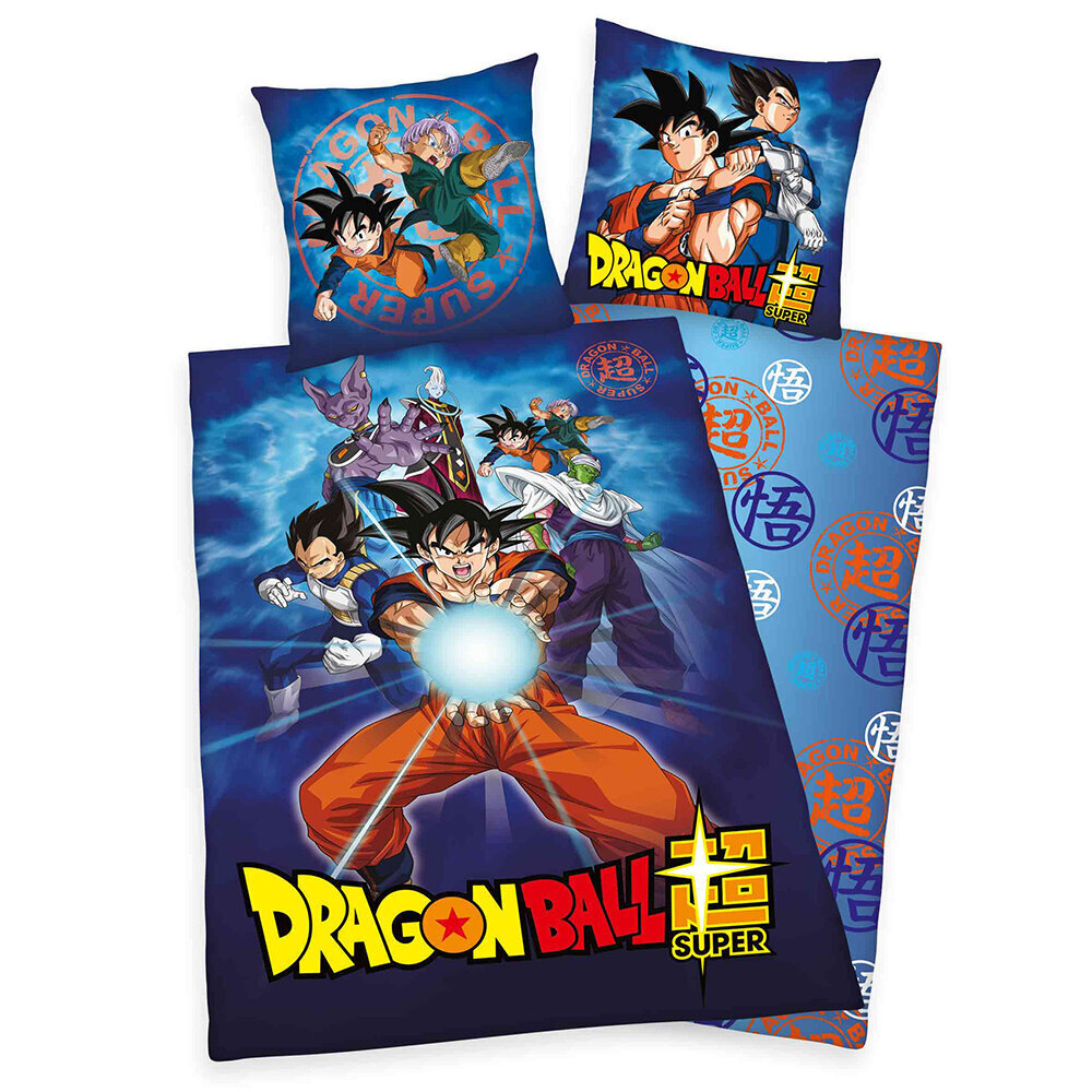 Herding bērnu gultas veļas komplekts Dragonball Super, 140x200 cm, 2 daļas цена и информация | Bērnu gultas veļa | 220.lv