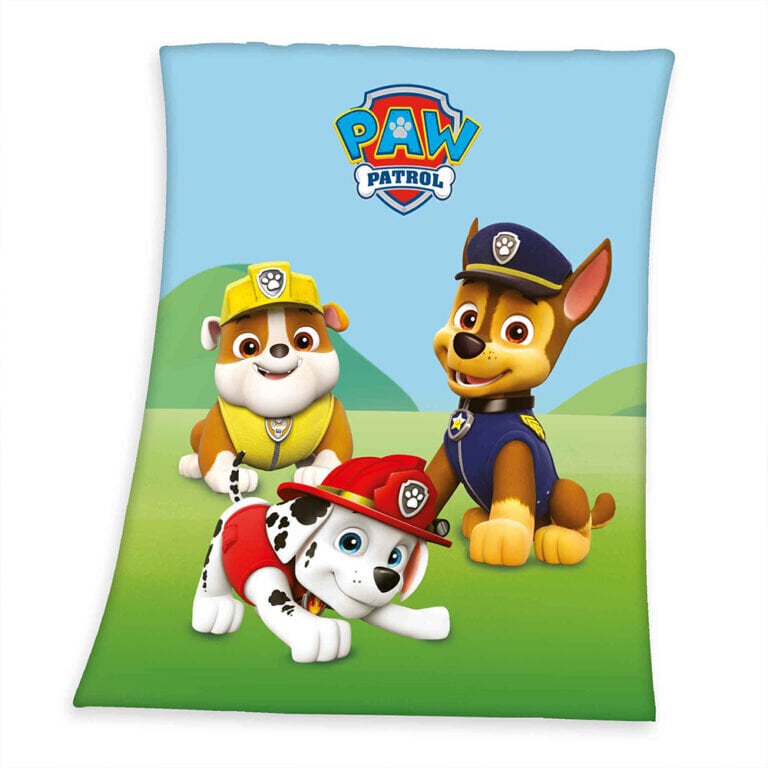 Herding pleds bērniem Paw Patrol, 130x160 cm цена и информация | Gultas pārklāji, pledi | 220.lv