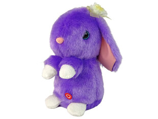 Танцующий плюшевый кролик, фиолетовый цена и информация | Мягкие игрушки | 220.lv