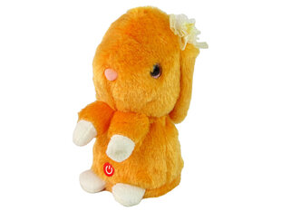Танцующий плюшевый кролик, оранжевый цена и информация | Мягкие игрушки | 220.lv
