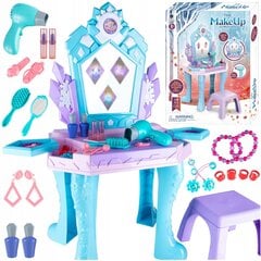 Bērnu skaistumkopšanas galds ar aksesuāriem, zils/violets cena un informācija | Rotaļlietas meitenēm | 220.lv