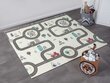 Izglītojošs divpusējs spēļu paklājs, pilsēta, 150x200 cm цена и информация | Attīstošie paklājiņi | 220.lv