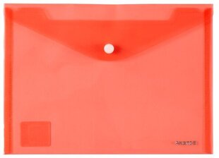 Конверт пластиковый с зажимом Axent, А5, 180 мкр, прозрачный, красный сп. цена и информация | Канцелярия | 220.lv