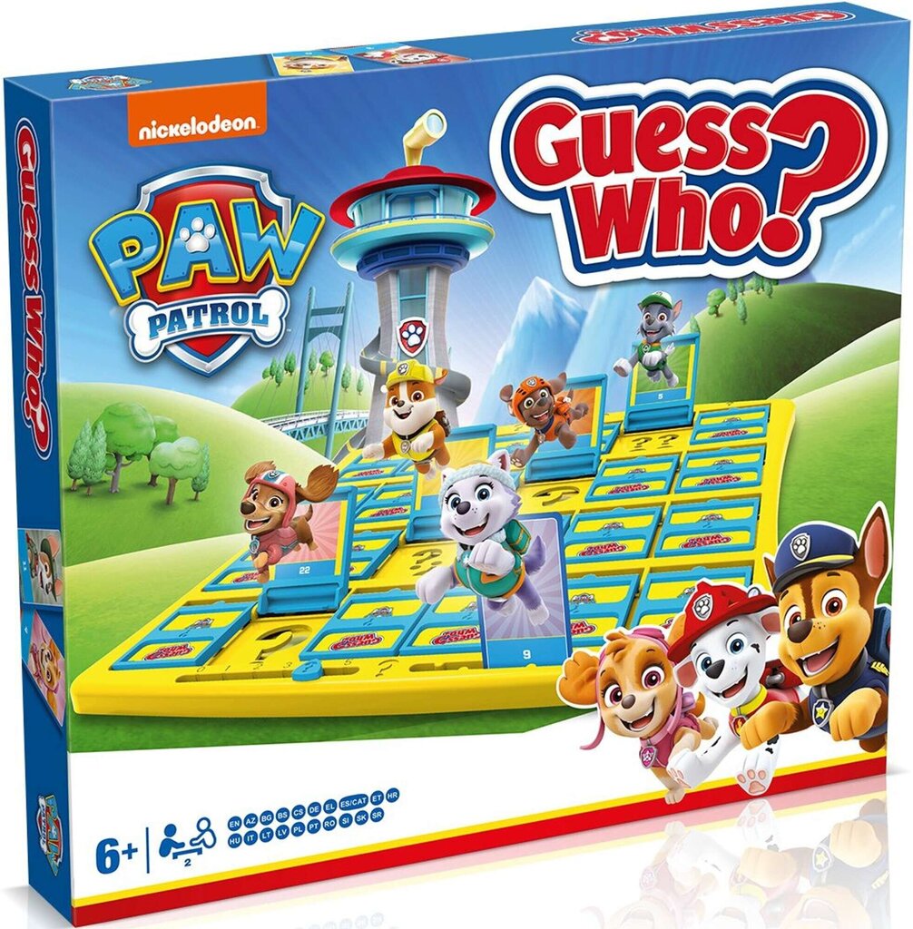 Развивающая игра для всей семьи Paw Patrol Guess Who, Winning Moves цена |  220.lv