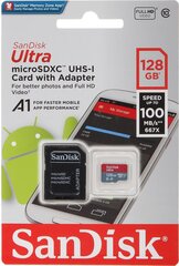 SanDisk SD-MICRO-10/128-SAND цена и информация | Карты памяти для фотоаппаратов | 220.lv