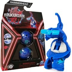 Transformējama kaujas figūra Bakugan Hammerhead un kartes цена и информация | Конструктор автомобилей игрушки для мальчиков | 220.lv