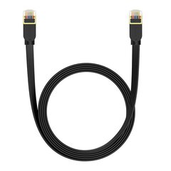 Braided network cable cat.7 Baseus Ethernet RJ45, 10Gbps, 3m (black) цена и информация | Кабели и провода | 220.lv