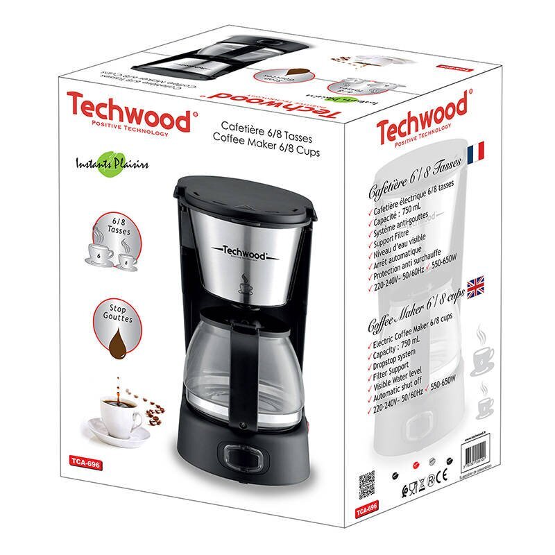 Techwood TCA-696 цена и информация | Kafijas automāti | 220.lv