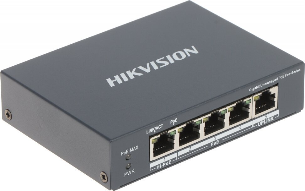 Hikvision DS-3E0505HP-E цена и информация | Komutatori (Switch) | 220.lv