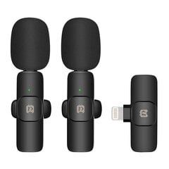 Wireless microphone Puluz PU3150B Lavalier Type Wireless microphone Puluz PU3151B Lavalier Type Lightning цена и информация | Микрофоны | 220.lv