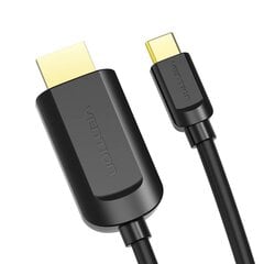 USB-C to HDMI, Vention CGUBG, 1,5m (black) цена и информация | Кабели и провода | 220.lv