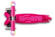 Bērnu skrejritenis Micro Mini2Grow Magic LED, rozā cena un informācija | Skrejriteņi | 220.lv