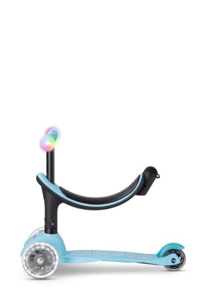 Bērnu skrejritenis Micro Mini2Grow Magic LED, zils cena un informācija | Skrejriteņi | 220.lv