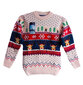 Ziemassvētku džemperis bērniem, rozā цена и информация | Jakas, džemperi, žaketes, vestes meitenēm | 220.lv