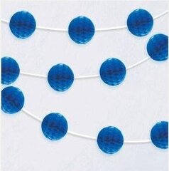 Burbuļu vītne, zila, 2,13 m cena un informācija | Svētku dekorācijas | 220.lv