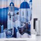 Dušas aizkars Ridder Santorini cena un informācija | Vannas istabas aksesuāri | 220.lv