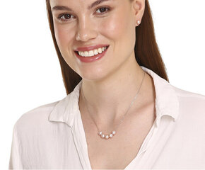 Sudraba kaklarota ar pērli sievietēm JwL Luxury Pearls JL0784 cena un informācija | Kaklarotas | 220.lv
