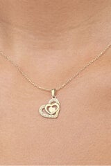 Brilio Золотой кулон сердце с кристаллами 249 001 00556 цена и информация | Украшения на шею | 220.lv