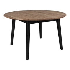 Обеденный стол, копченое промасленное дерево, диаметр 140 см. цена и информация | Кухонные и обеденные столы | 220.lv