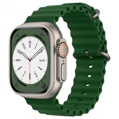 Techsuit Watchband Army Green cena un informācija | Viedpulksteņu un viedo aproču aksesuāri | 220.lv