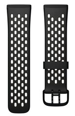 Fitbit Sport Band L Black/White cena un informācija | Fitbit Mobilie telefoni, planšetdatori, Foto | 220.lv