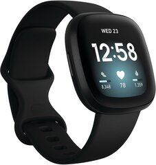 Fitbit Versa 3 Black cena un informācija | Viedpulksteņi (smartwatch) | 220.lv